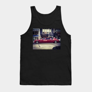 Red Limousine in Koreatown, Manhattan, NYC Tank Top